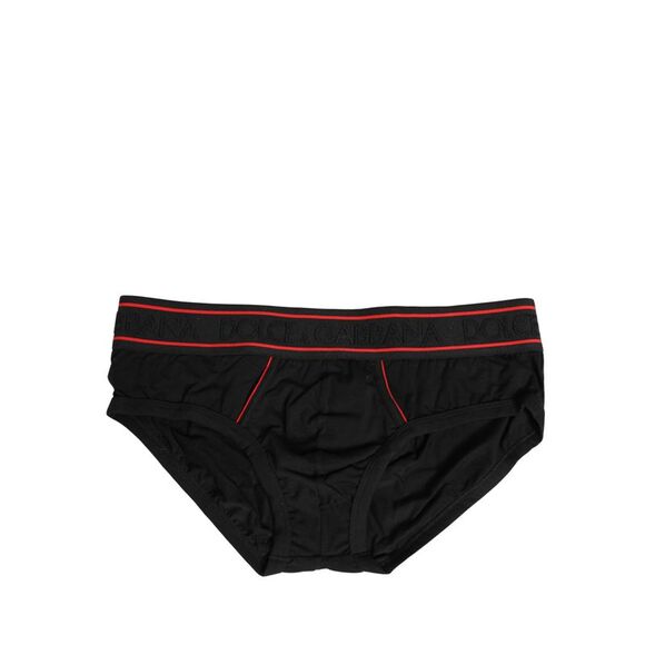 Dolce & Gabbana Black Logo Waistband Brando Brief Men's Underwear